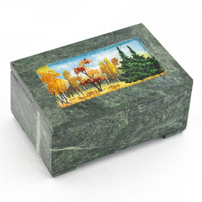 Шкатулка с рисунком «Лес»