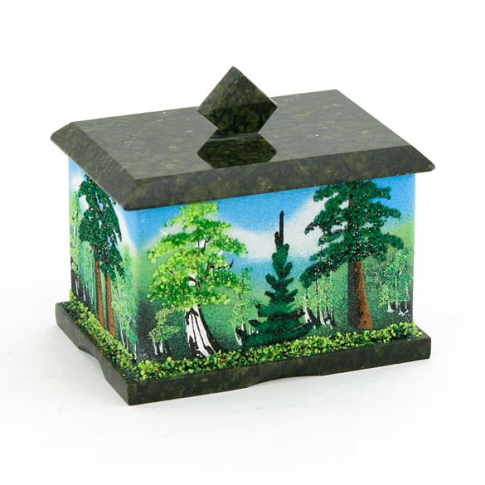 Шкатулка с рисунком «Лес» №2